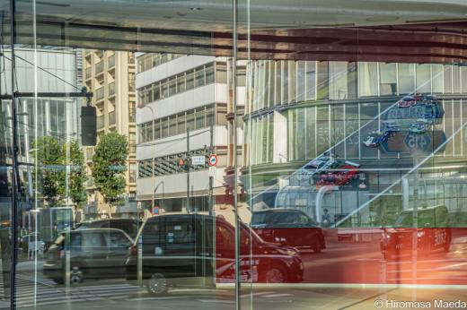 City Portrait 0012 - a crossroad and cars -