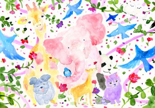 鳥がみている空 -wonderful animals-