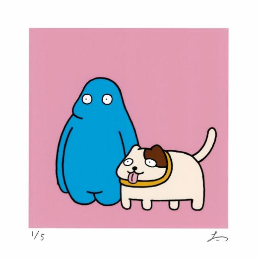 とんちき坊やとまぬけのろん(ピンクの背景)