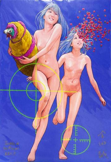 Jumble of 100 Flowers エスキース
