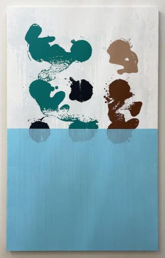 camouflage x blue