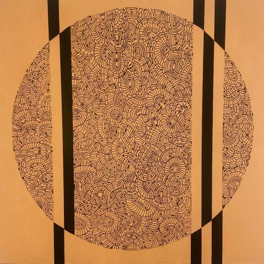 Hugging circle - orange