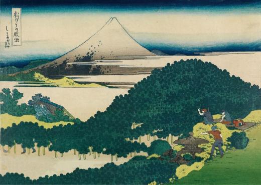 富嶽三十六景孔球版　松からの脱出