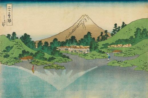 富嶽三十六景孔球版　二つの季節