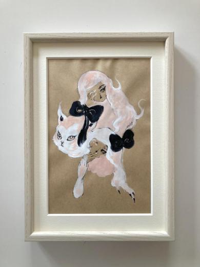 Papier Kraft -Big Cat Eyes-
