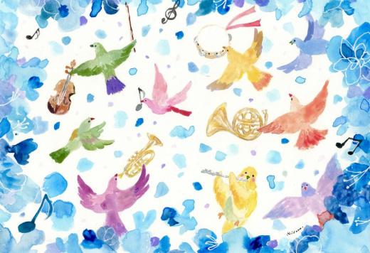 鳥がみている空 -鳥たちのオーケストラ--