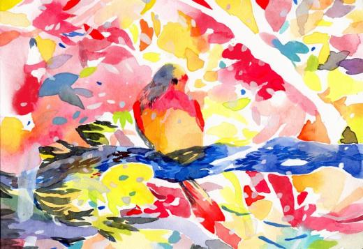 鳥がみている空 -autumn-