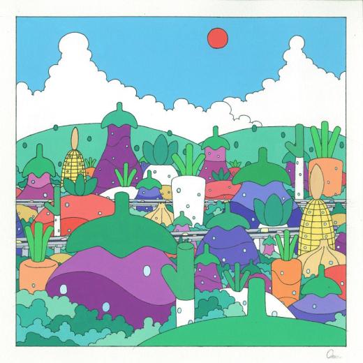【とんちき坊やとなすび王の国】首都・なすごん
