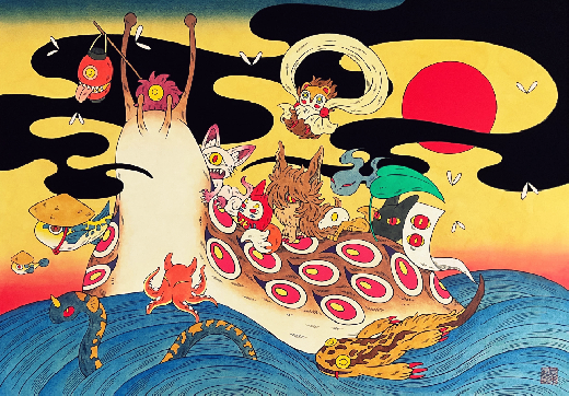 wave(ジークレー版画)