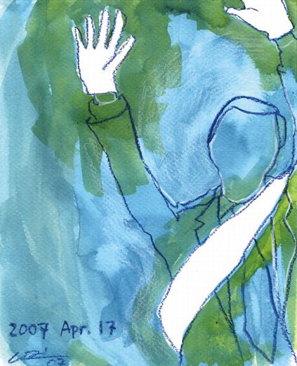 dusty eyes「白装束」 4/17/2007
