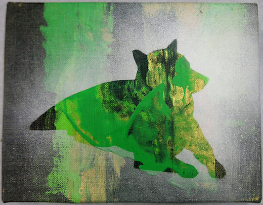 The City in Motion(犬、緑)