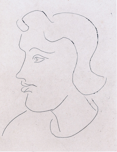 Profil de Jeune Femme