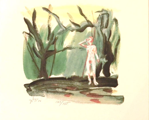 Artist in Forest 2