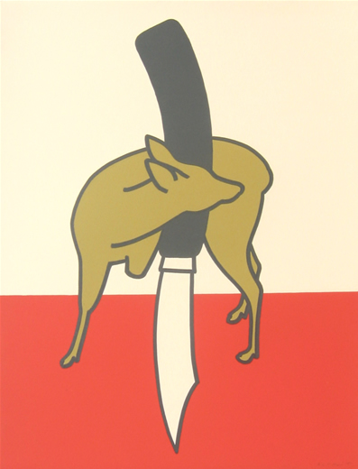 untitled (鹿とナイフ)