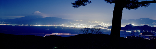 no. 120406 (Mt.Fuji, city and pine tree) S