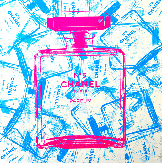 Blue Bottles of Chanel