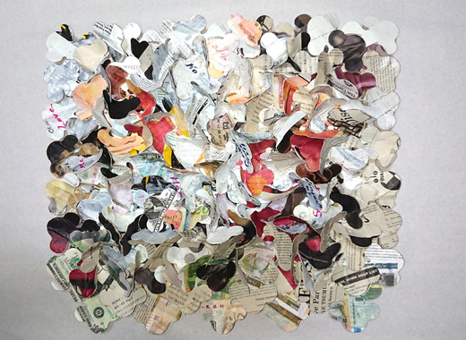 Paper waste puzzle