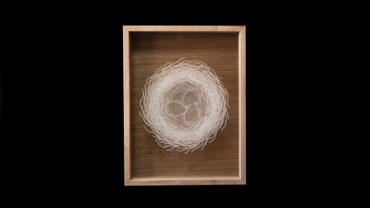 From wood -Walnut-