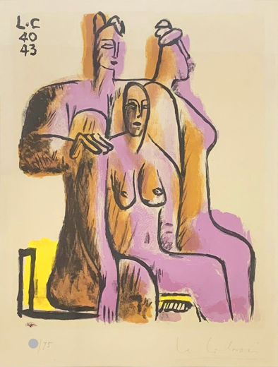 Les trois femmes assises