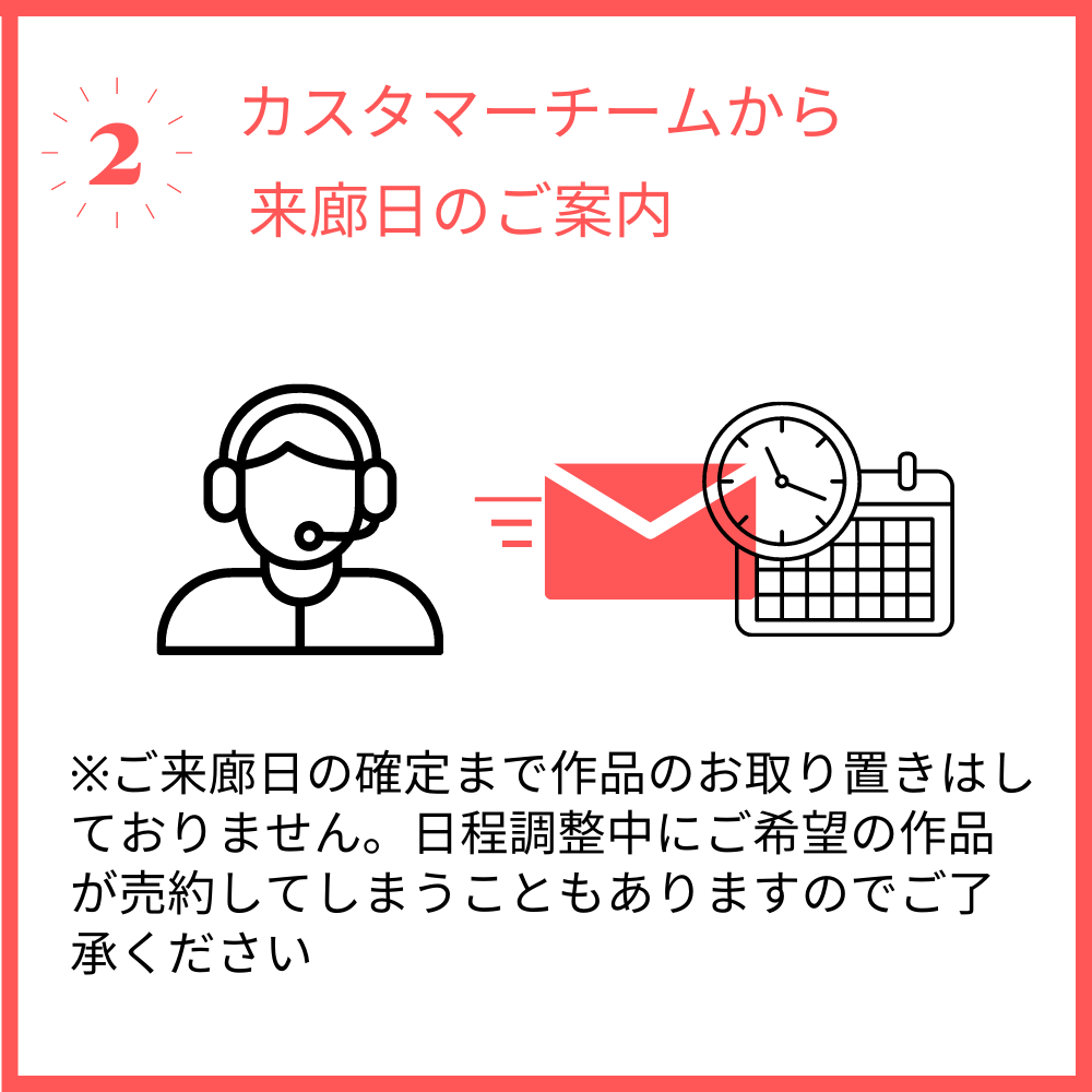 2 カスタマーチームから来廊日のご案内